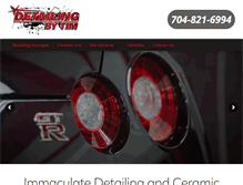 Tablet Screenshot of charlottedetailing.com